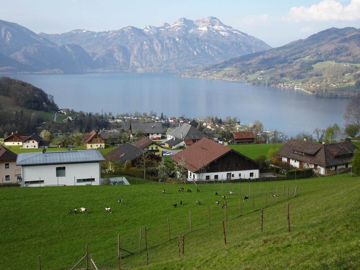 Biohof Schwanser Steinbach am Attersee Bagian luar foto