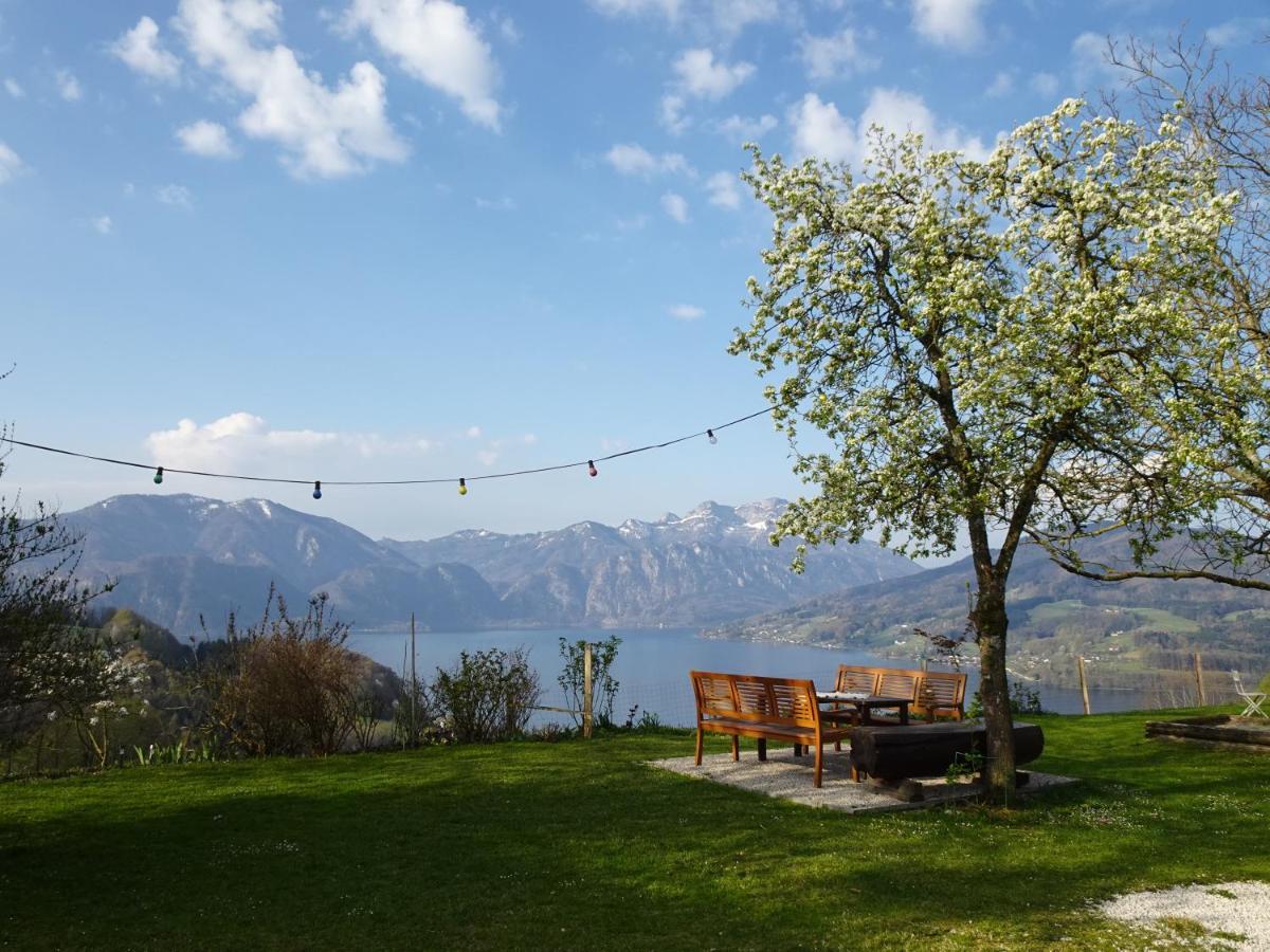 Biohof Schwanser Steinbach am Attersee Bagian luar foto